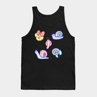 Pastel Snails Tank Top